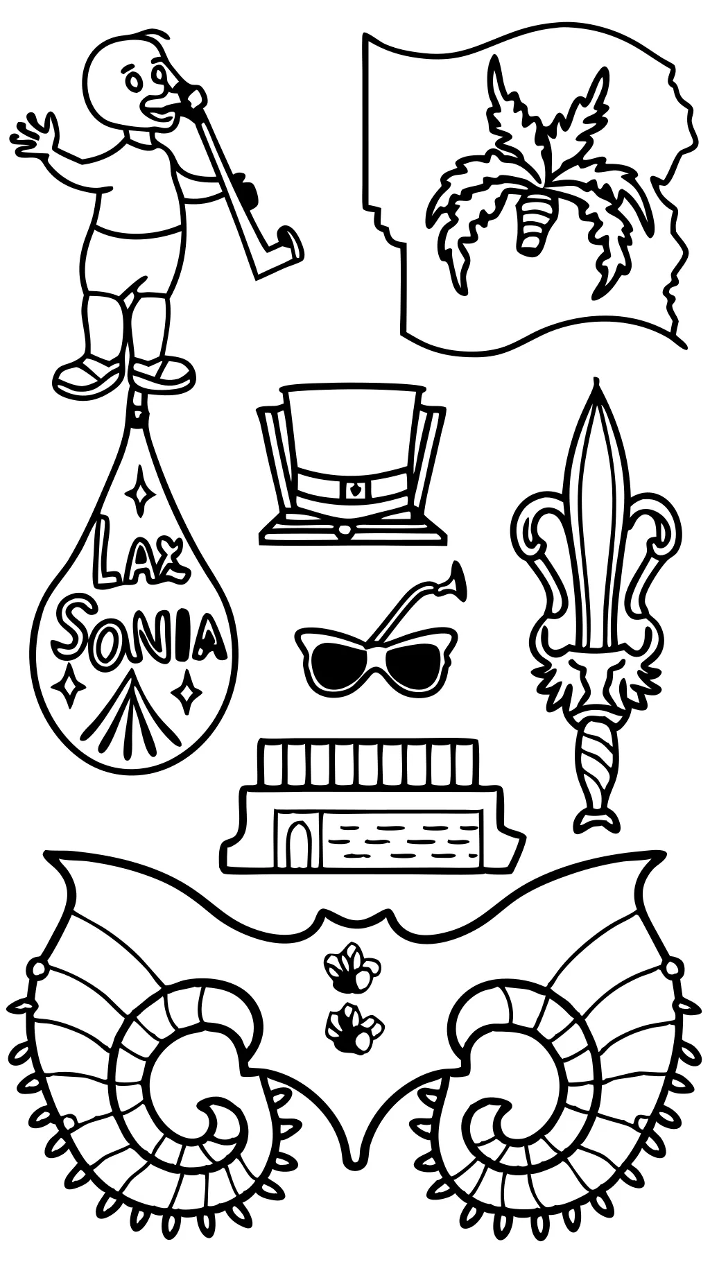 louisiana state coloring page